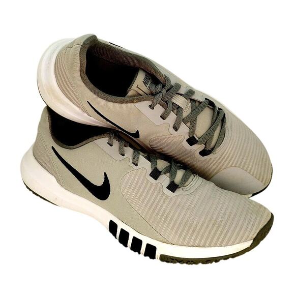Nike Flex Control 4 Mens Two Tone Gray Trainer Sneakers - Size 7.5 - Picture 1 of 7
